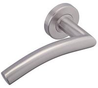 Vachette assa abloy - Juego de 2 manijas de puerta de acero inoxidable sobre rosetes-lc 4 -
