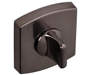 Vachette - Juego de rosas cuadradas MUZE, SCULT, ARTIS con condena para puerta de inodoro y SDB, 52 x 56 mm y fijación invisible, material Zamak resistente a la corrosión - 10 años - Acabado en