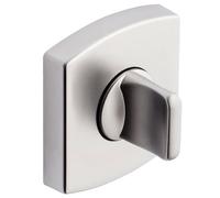 Vachette - Juego de rosetones cuadrados, diámetro 52 mm, diseño de rosaces muce, arts, sulpt, condena para puerta de baño y WC - fijación invisible - 10 años de garantía - acabado platino