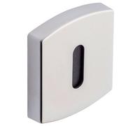 Vachette - Juego de rosetones cuadrados MUZE, SCULT, ARTIS ciegas para vivir - 52 x 56 mm y fijación invisible - Material Zamak resistente a la corrosión - 10 años - acabado cromado terciopelo