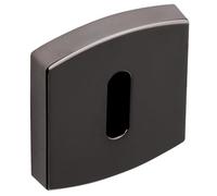 Vachette - Juego de rosetones cuadrados MUZE, SCULT, ARTIS llave I puerta de entrada con cilindro, 52 x 56 mm y fijación invisible, material Zamak resistente a la corrosión - 10 años - acabado en