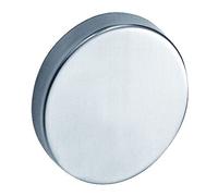 Vachette - Juego de rosetones de función Linox y Ovalis - Ciego para puerta de dormitorio y sala - Diámetro 52 mm, distancia entre ejes 38 mm, fijación invisible - acero - Garantía de 2 años - Acabado