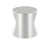 Vachette - Pomo de mueble (30 mm, mango ideal para todo tipo de muebles, armario, cajón, cajón, diseño redondo contemporáneo, fácil de combinar, de aluminio resistente y duradero, color plateado