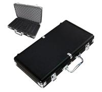 vacía para fichas de - Maleta Profesional para Juegos de Mesa de Cartas, Organizador rígido | Baúl Ligero para Accesorios de con bandejas extraíbles, asa Segura, Unidad de Transport