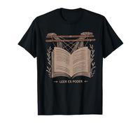 Vacío It Poder Camiseta Mexico Leer Floral Español Profesor Camiseta
