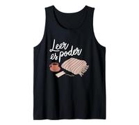 Vacío It Poder Camiseta Mexico Leer Floral Español Profesor Camiseta sin Mangas