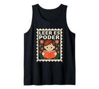 Vacío It Poder Camiseta Mexico Leer Floral Español Profesor Camiseta sin Mangas