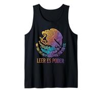 Vacío It Poder Camiseta Mexico Leer Floral Español Profesor Camiseta sin Mangas
