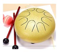 Vacío Spirit Drum Color tambor vacío Piano disco de mano instrumento de percusión lengua de 6 "8 tonos principiante (Color : Black, Size : As show)