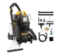Vacmaster VK1323PFR 1300W 23L 3-in-1 Aspiradoras en seco y húmedo, aspiradora con Limpiador de tapiceria para Coche, alfombras, colchones