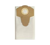 Vacmaster 951319 15L-16L Bolsas de polvo de filtración estándar para aspiradoras húmedas y secas y extractores de polvo (5 unidades), color blanco