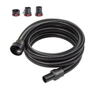 Vacmaster Kit de manguera de aspiración y extensión de 35 mm, 2,5 m, manguera de EVA universal con cierre rápido, cierre a presión y conexión de rosca
