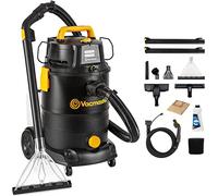 Vacmaster VK1330PWR 1300W 30L 3-in-1 Aspiradoras en seco y húmedo, aspiradora con Limpiador de tapiceria para Coche, alfombras, colchones