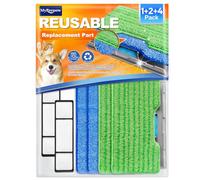 Vacmop Pads - Recambios compatibles con Shark VacMop, almohadillas para mopa MyKEEPOW VM252 VM251 VM200 VM200C VM190 VM252C QM250 VM250 VC205 aspiradora de piso de madera dura, cámara de suciedad