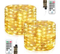 Vacoulery Guirnalda de Luces LED con Enchufe, 18M 150LEDs Guirnalda Luces Exterior, 8 Modes Luces de Hadas con Temporizador para Navidad Balcón Interior Bodas
