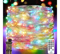 Vacoulery Guirnalda de Luces LED con Enchufe, 23M 200 Led Luces de Hadas con Temporizador Interior Exteriores Impermeable IP65 para Arbol de Navidad, Fiestas, Jardín, Bodas (Multicolor)