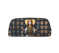 vacsAX Estatua de Dios, estuche para lápices, bolsa para monedas, bolsa de cosméticos, organizador de papelería de oficina, bolsa portátil para lápices