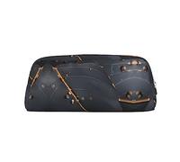 vacsAX Estuche de lápices con hojas de plantas encantadas, bolsa de monedas, bolsa de cosméticos, organizador de papelería de oficina, bolsa portátil para lápices