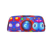 vacsAX Estuche de lápices de dibujos animados Universo Estuche para lápices, bolsa de monedas, bolsa de cosméticos, organizador de papelería de oficina, bolsa portátil para lápices