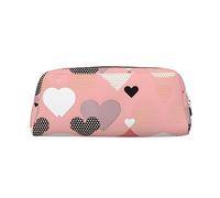 vacsAX Estuche para lápices con gráfico de amor abstracto, bolsa de monedas, bolsa de cosméticos, organizador de papelería de oficina, bolsa de lápices portátil