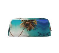 vacsAX Estuche para lápices de las Islas del Caribe, bolsa de monedas, bolsa de cosméticos, organizador de papelería de oficina, bolsa portátil para lápices