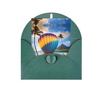 vacsAX Hawaii Hot Air Balloon - Tarjetas de felicitación hechas a mano para todas las ocasiones, tarjetas de cumpleaños, tarjetas de boda, tarjetas de condolencias