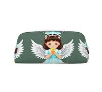vacsAX Lindo estuche para lápices, estuche para lápices, monedero, bolsa de cosméticos, organizador de papelería de oficina, bolsa portátil para lápices
