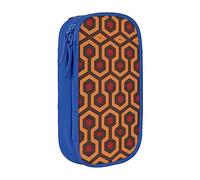 vacsAX Shining Overlook - Estuche de lona para lápices con cremallera, doble capa, gran capacidad, caja organizadora, Blue, Talla única, Organizador de bolsas