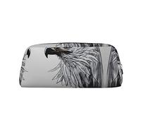 vacsAX Sketching an Eagle - Estuche para lápices, monedero, bolsa de cosméticos, organizador de papelería de oficina, bolsa portátil para lápices