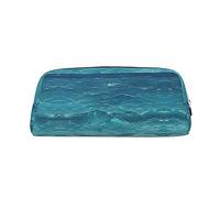 vacsAX The deep blue sea Estuche para lápices, bolsa para monedas, bolsa de cosméticos, organizador de papelería de oficina, bolsa portátil para lápices