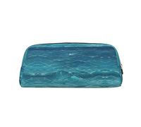 vacsAX The deep blue sea Estuche para lápices, bolsa para monedas, bolsa de cosméticos, organizador de papelería de oficina, bolsa portátil para lápices