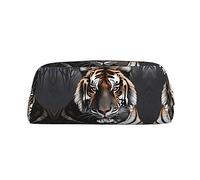 vacsAX Tiger at rest - Estuche para lápices, bolsa para monedas, bolsa de cosméticos, organizador de papelería de oficina, bolsa portátil para lápices