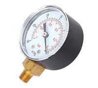 Vacu¨®metro, -1-0bar -30-0inHg 50mm 1/8 BSPT Medidor de Vac¨ªo de Agua con Conexi¨®n Trasera para Aire Agua L Industria Gas, 7.1x5.1x2.7cm