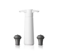 Vacu Vin 09812606 - Bomba de vacío con 2 tapones en estuche, color blanco