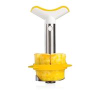 Vacu Vin, 4874360 - Cortadora de piña (acero inoxidable), color amarillo
