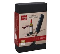Vacu Vin Abridor de vino eléctrico recargable con cortador de papel de aluminio, abre 35 botellas
