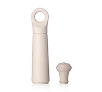 Vacu Vin Bomba de Vacío Loop para Vino - 1 Bomba y 1 Tapón - Material Reciclado al 98% - Color Arena