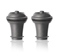 Vacu Vin Set de Bomba de Vacío y Tapón para Vino - Color Gris - Mantiene el Vino Fresco Hasta Una Semana