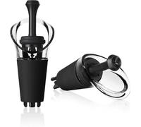 Vacu Vin Set de Servidor de Vino y Tapón - Tapon Vino Antigoteo con Cierre Hermético - Accesorio Elegante para Vino