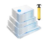 Vacuum Bags for Clothes with Pump, 20 Pieces Sets 4 Different Sizes, Vacuum