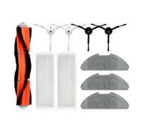 Vacuum Cleaner Accessories Hepa Filter Mop Cloth Main Side Brush ，compatible For Xiaomi Vacuum-Mop 2 Pro/Lite MJST1SHW MJSTL(As shown 10pcs)