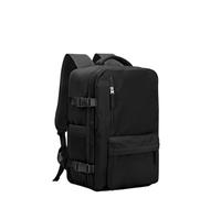 Vacuum Compression Backpack Camping Travel For, Aircraft Cabin 15.6 In Laptop Schoolbag(Black)