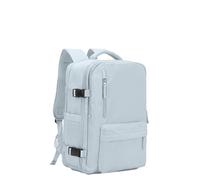 Vacuum Compression Backpack Camping Travel For, Aircraft Cabin 15.6 In Laptop Schoolbag(Blue)