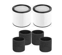 Vacuum Filter, Replacement Dust Capture Cartridge, Tight Fit Installation System, HEPA Grade Trap Unit, Cleaner Maintenance Accessory Part, Home Use for Post Renovation 7.87x5.91x5.91 inches