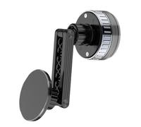 Vacuum Magnetic Phone Stand, 360° Rotatable Magnet Smartphone Holder, Portable Car Dashboard Suction Mount, Secure Grip for Road Trips, Most Vehicles (4.96x4.21x2.36 Inches)