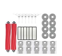 Vacuum, Repuestos for aspiradora Roborock Q Revo/P10 A7400RR, Cepillo Lateral Principal, Filtro HEPA, paños de fregona, Bolsa for Polvo y Accesorios.,for Hardwood Floor & Carpet and Rug(32PCS Set W)