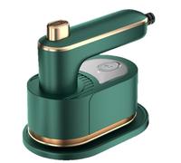 Vacuum Steamer for Clothes, Foldable Travel Size Steamer for Clothes, Handheld Portable Steam Iron, 10s Fast Heating Powerful Wrinkle Remover with Rotating Handle (YD023-green,US)