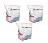 Vacuum Storage Bags Without Pump PE 3 Pieces Airtight Reusable Space Saver