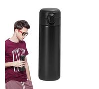 Vacuum Water Bottle - Insulated Water Cup, 420ML Flask With Bouncing Lid, Stainless Steel Travel Mug For Women Men Adults Teenagers,Thermal Waters Bottle For Office School Outdoor
