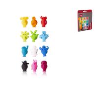Vacuvin Set 12 Decorabicchieri Vacuvin de Silicona Formas Y Colores Surtidos CM